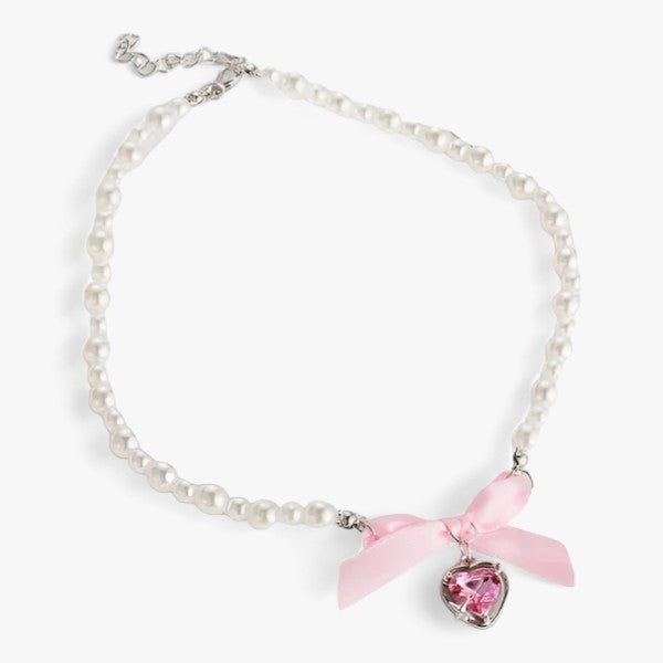 Choker met imitatieparels en OT-sluiting