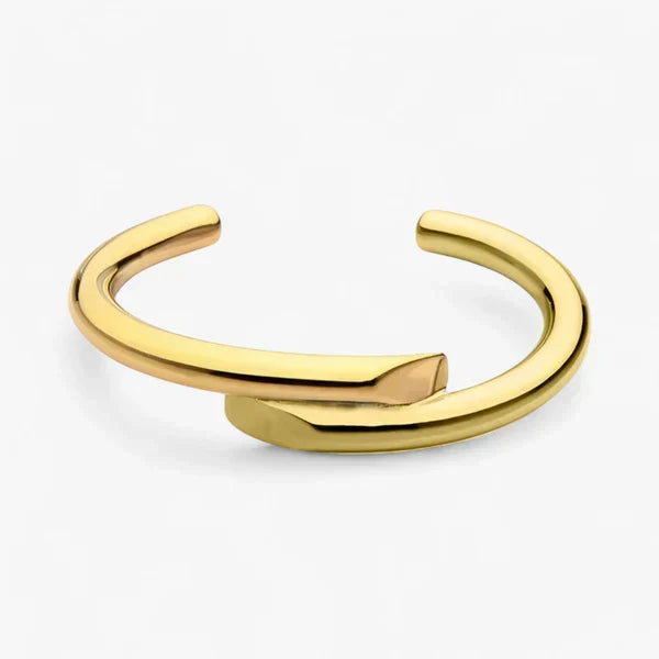 Eenvoudige goudkleurige bangle