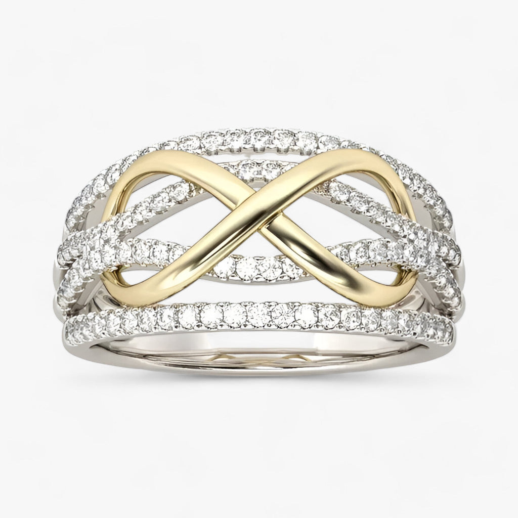 Uitgesproken statement ring met modern profiel