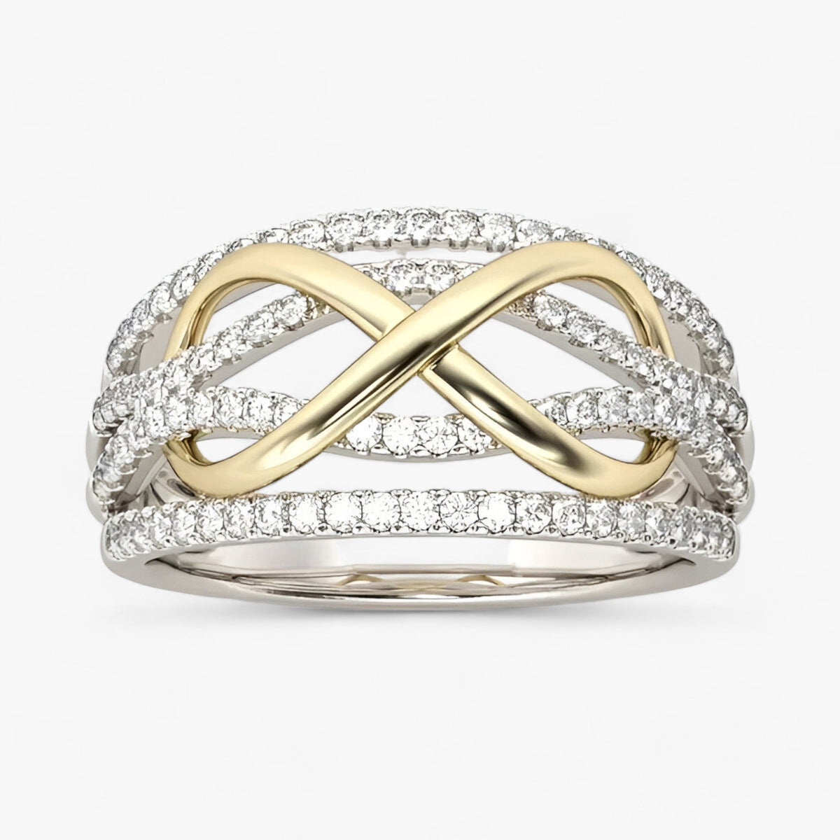 Uitgesproken statement ring met modern profiel
