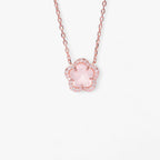 Sakura-oorbellen met micro-pavé zirkoon