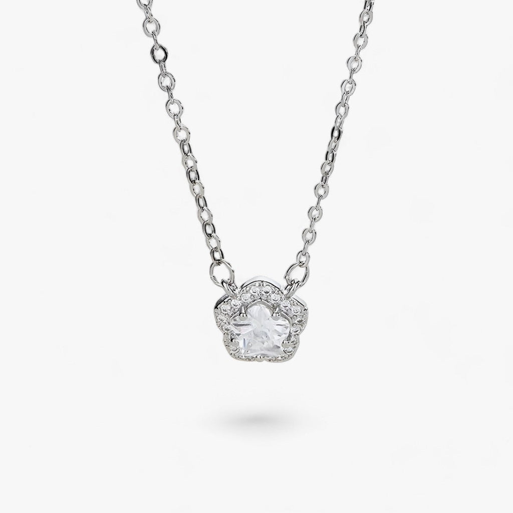 Sakura-oorbellen met micro-pavé zirkoon