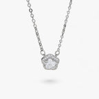 Sakura-oorbellen met micro-pavé zirkoon