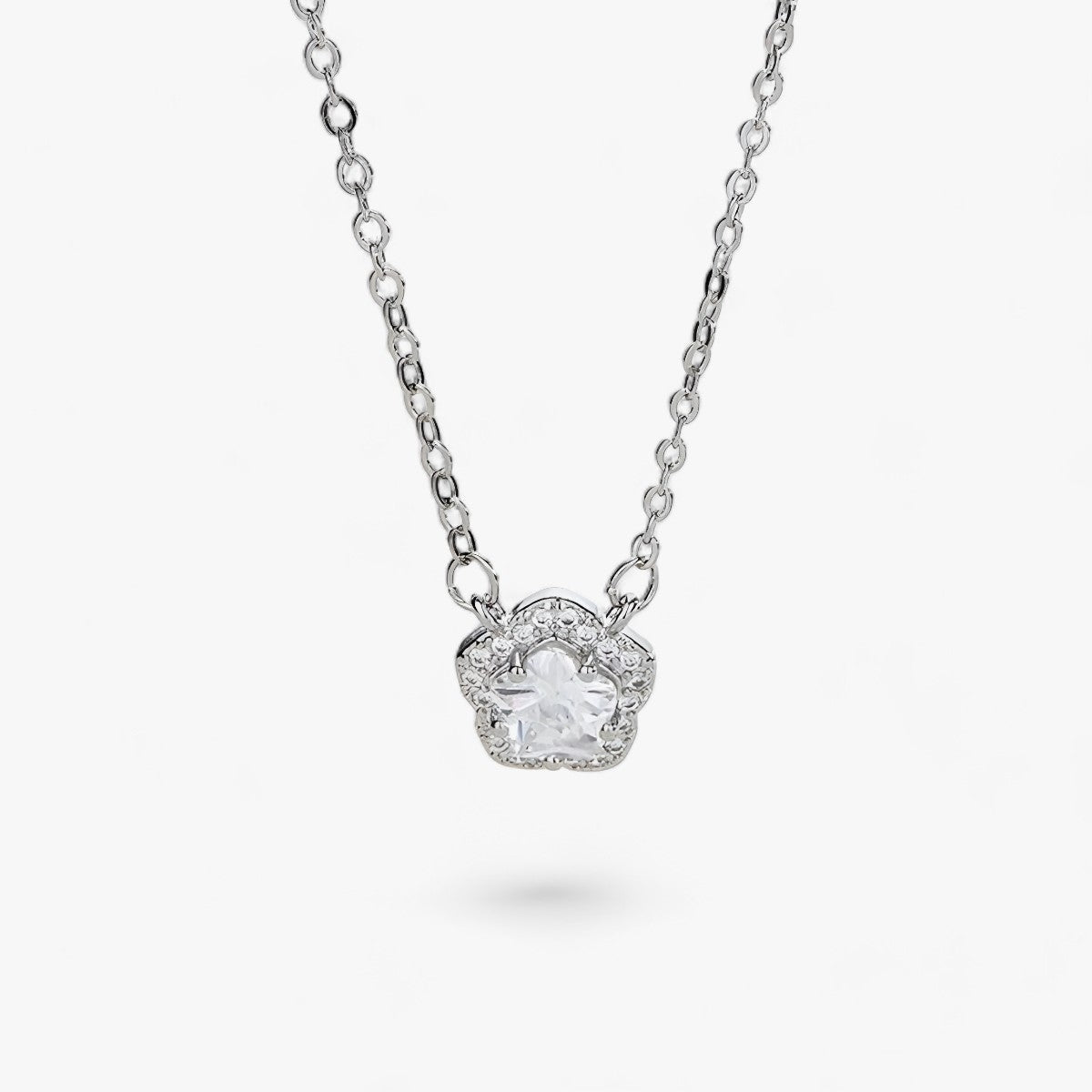 Sakura-oorbellen met micro-pavé zirkoon