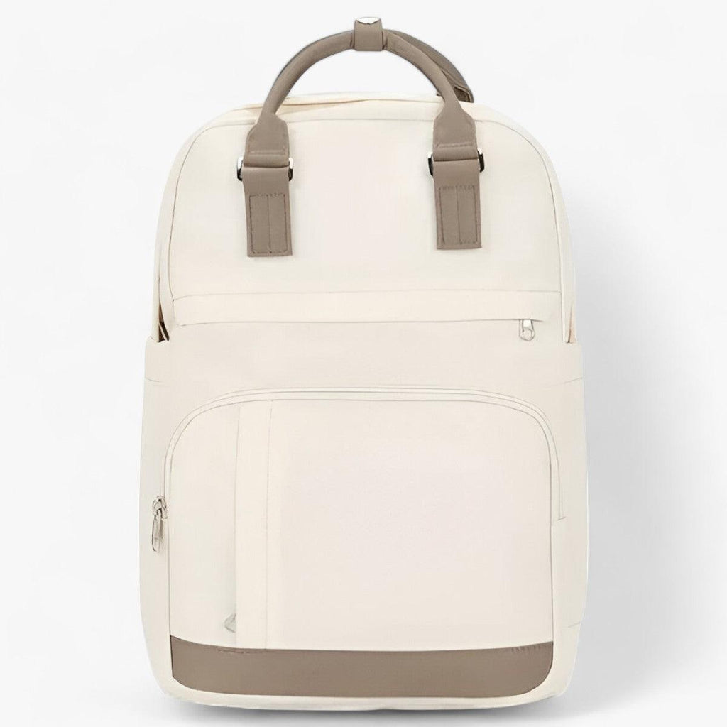 Waterproof Beige Hybrid Backpack and Shoulder Bag