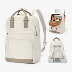 Waterproof Beige Hybrid Backpack and Shoulder Bag