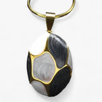 Ketting met bedelhanger in goudkleurig roestvrij staal