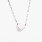 Minimalistische hartketting, sleutelbeenlengte