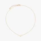 Minimalistische hartketting, sleutelbeenlengte