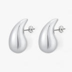 Chunky Teardrop Earrings, 18K Gold-Plated Sterling Silver