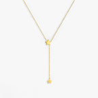 Verstelbare ketting met harthanger, goudkleurig