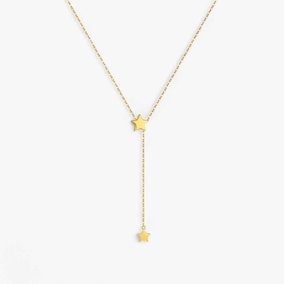 Verstelbare ketting met harthanger, goudkleurig