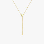 Verstelbare ketting met harthanger, goudkleurig