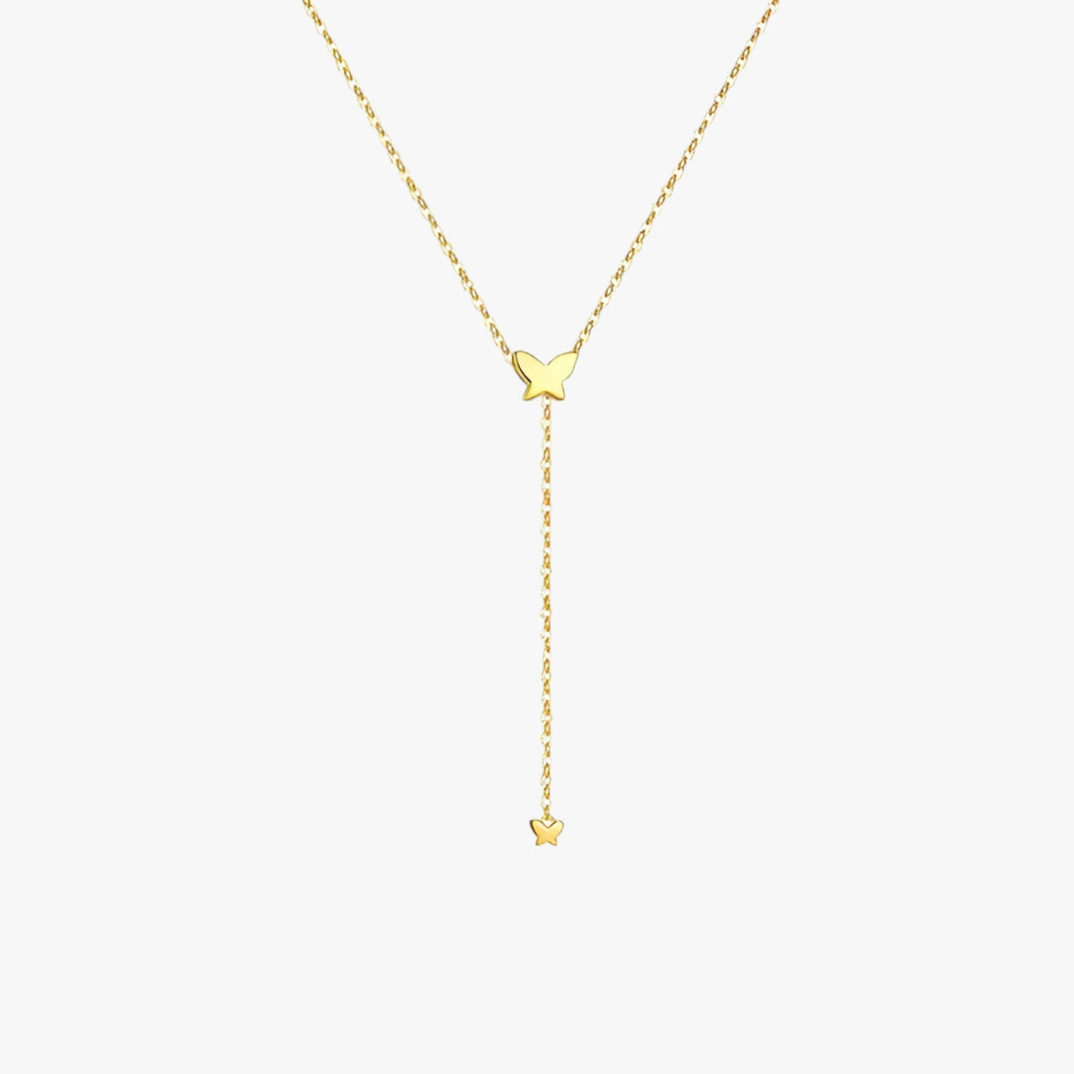Verstelbare ketting met harthanger, goudkleurig