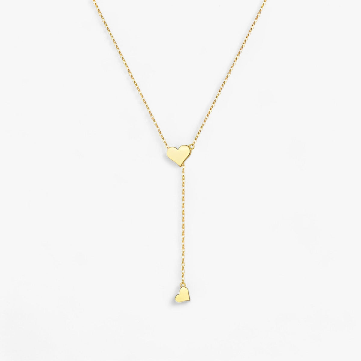 Verstelbare ketting met harthanger, goudkleurig