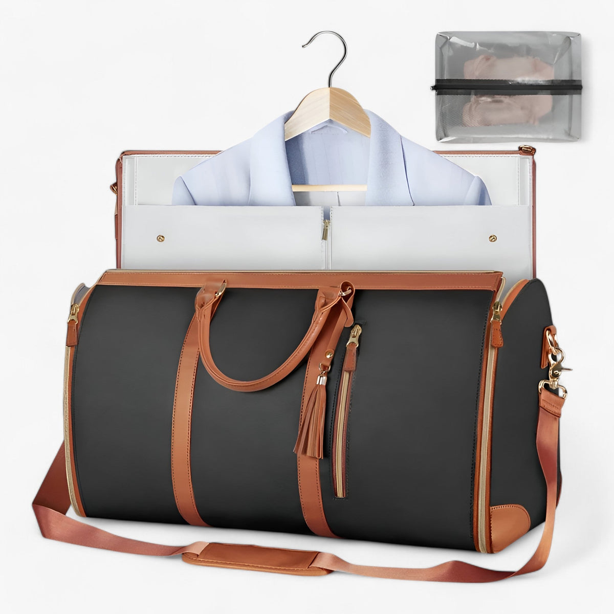 Foldable Expandable Travel Suitcase for Extra Packing Space