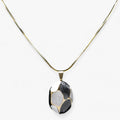 Ketting met bedelhanger in goudkleurig roestvrij staal