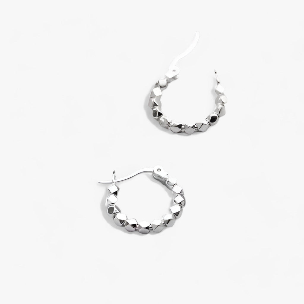Minimalistische creolen van sterling zilver