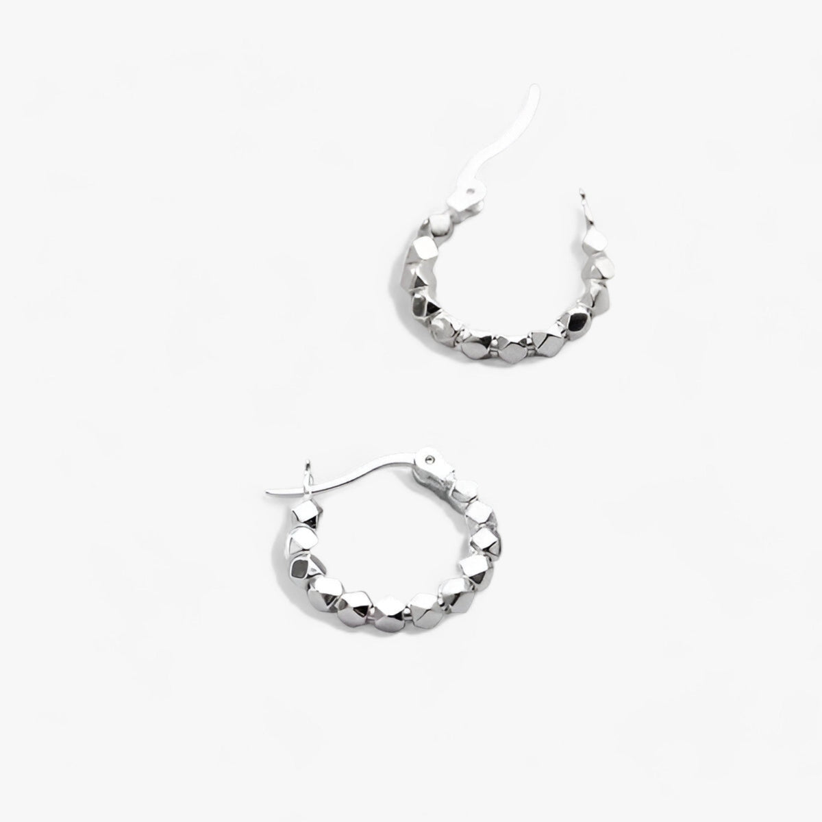 Minimalistische creolen van sterling zilver