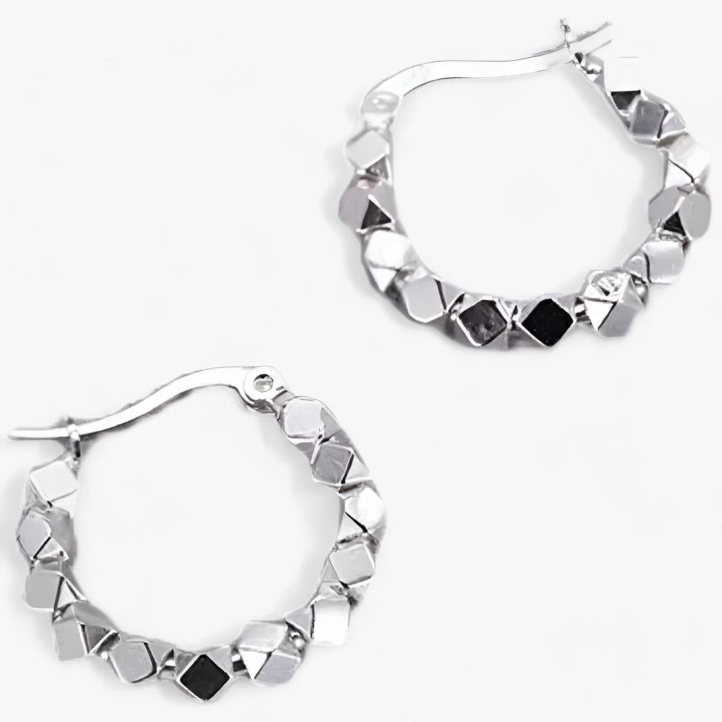 Minimalistische creolen van sterling zilver