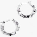 Minimalistische creolen van sterling zilver