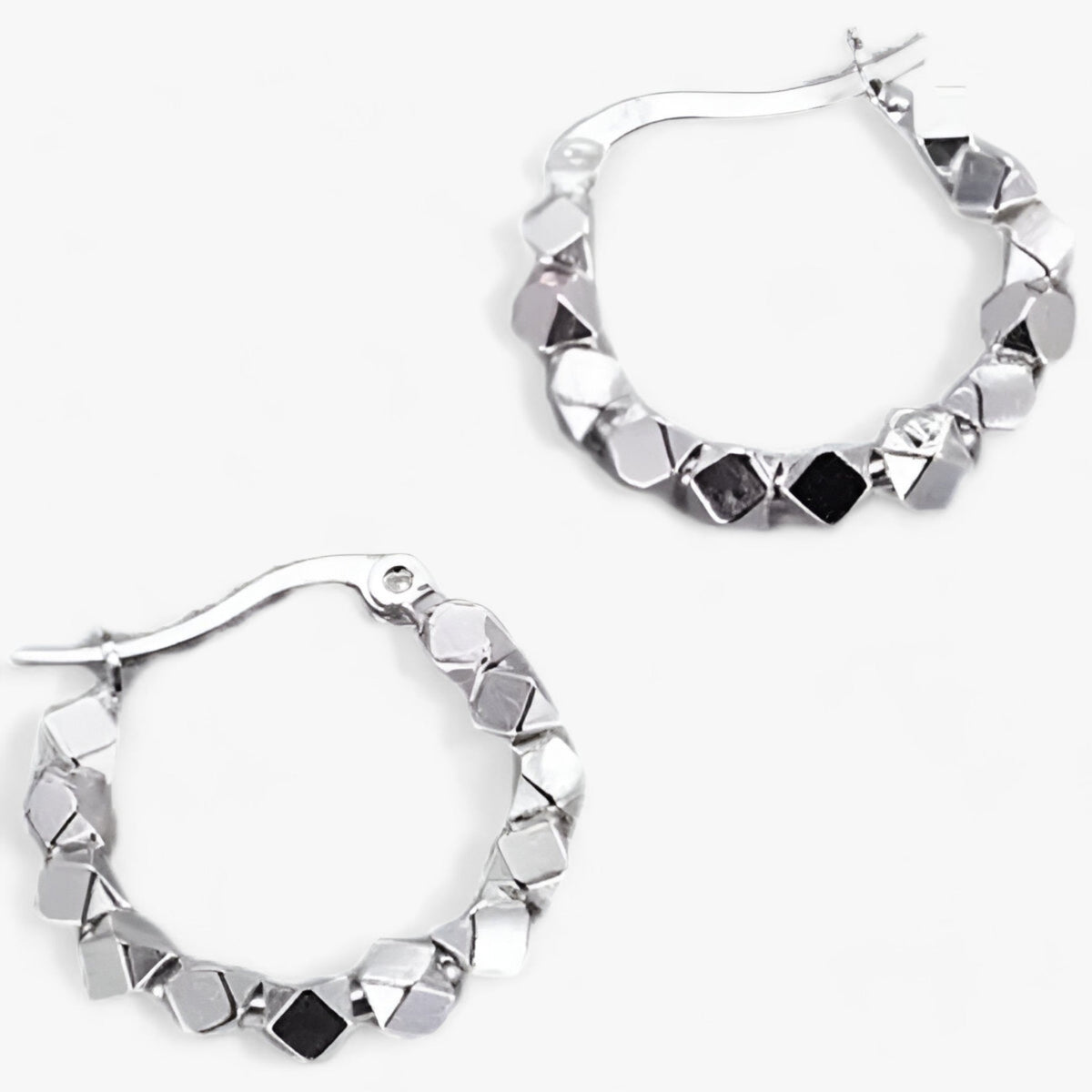 Minimalistische creolen van sterling zilver