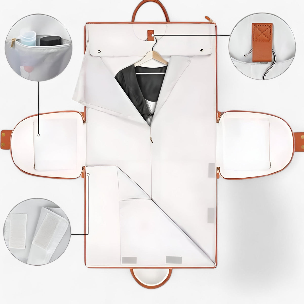 Foldable Expandable Travel Suitcase for Extra Packing Space