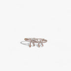 Ring met knoopdetail in 18K PVD-gecoat roestvrij staal
