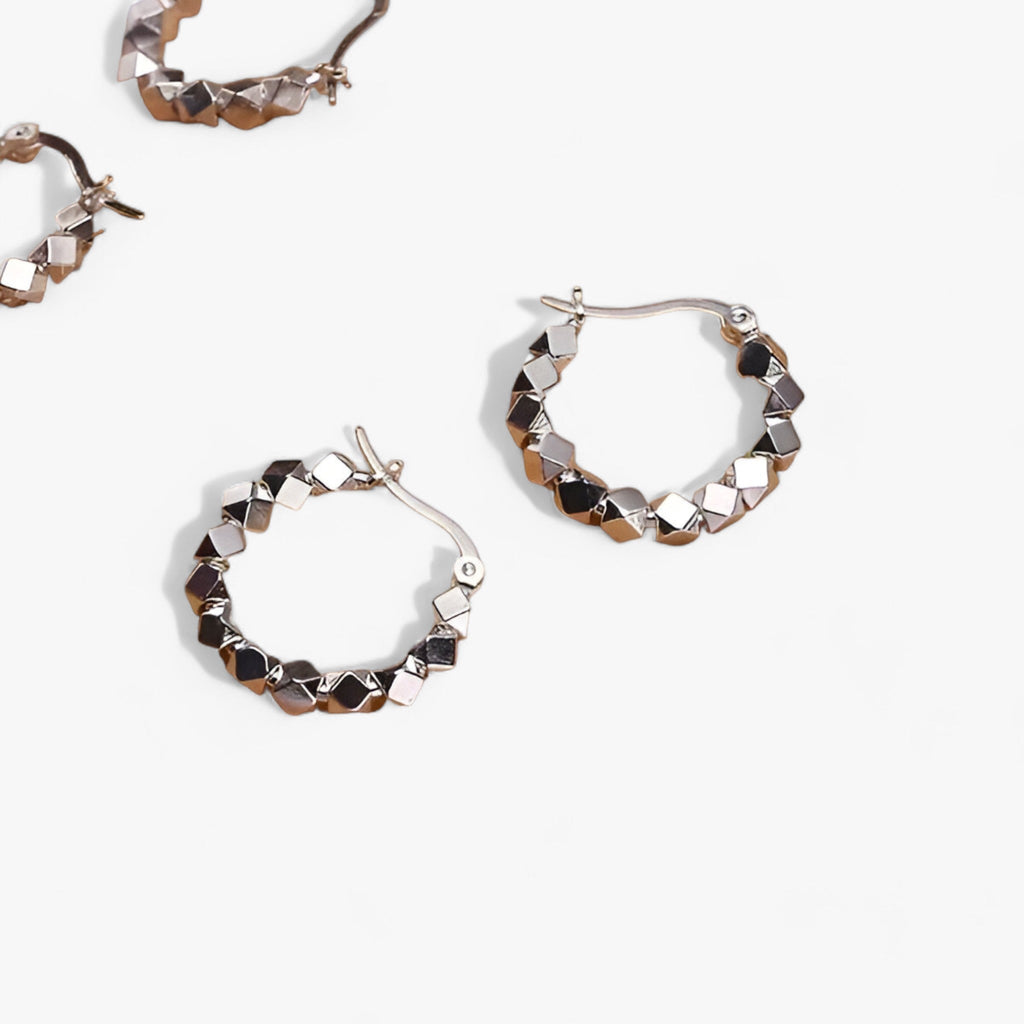 Minimalistische creolen van sterling zilver