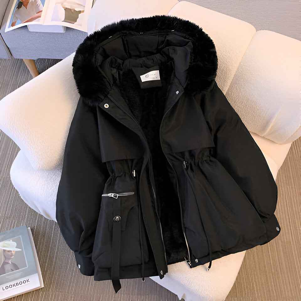 Padded Winter Jacket with a Wind and Water Repellent Finish