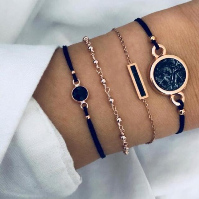 Pack of Five Bracelets in City-Named Styles