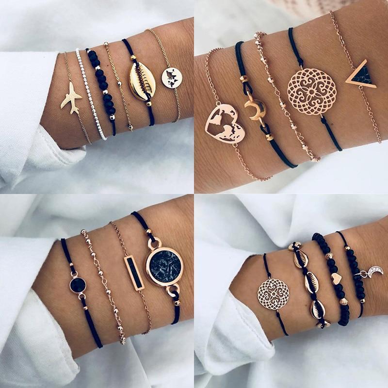 Pack of Five Bracelets in City-Named Styles