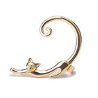 Cat Earring in Three Finishes