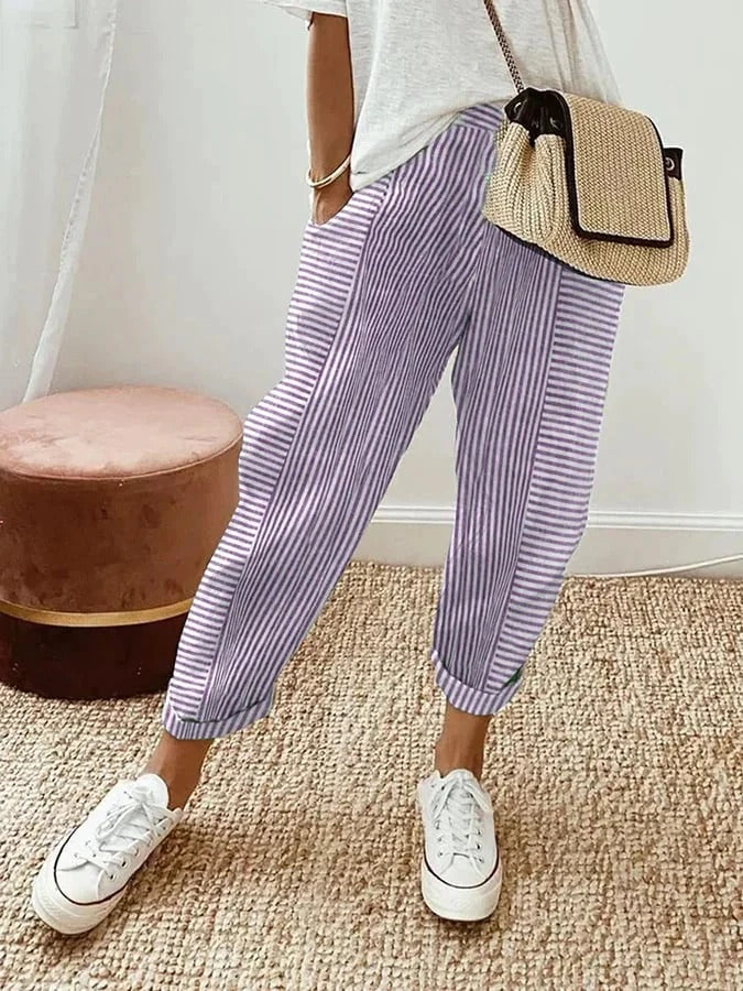 Tapered Drawstring Trousers