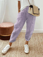 Tapered Drawstring Trousers