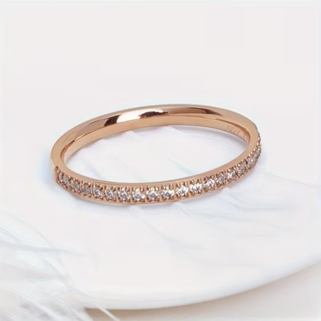 Slim Zirconia Band Ring