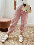 Tapered Drawstring Trousers