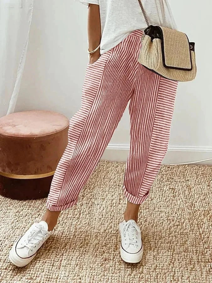 Tapered Drawstring Trousers