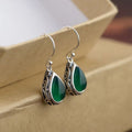 Vintage-Style Waterdrop Stone Earrings