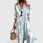 Floral Print Summer Maxi Dress