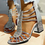 Women's Strappy Block Heel Sandals