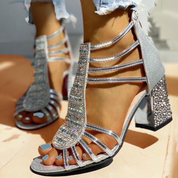 Women's Strappy Block Heel Sandals