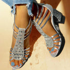 Women's Strappy Block Heel Sandals