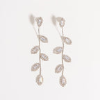 Cubic Zirconia Earrings in Two Tones