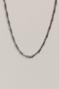 Twisted Wire Style Chain Necklace, Polished Metal