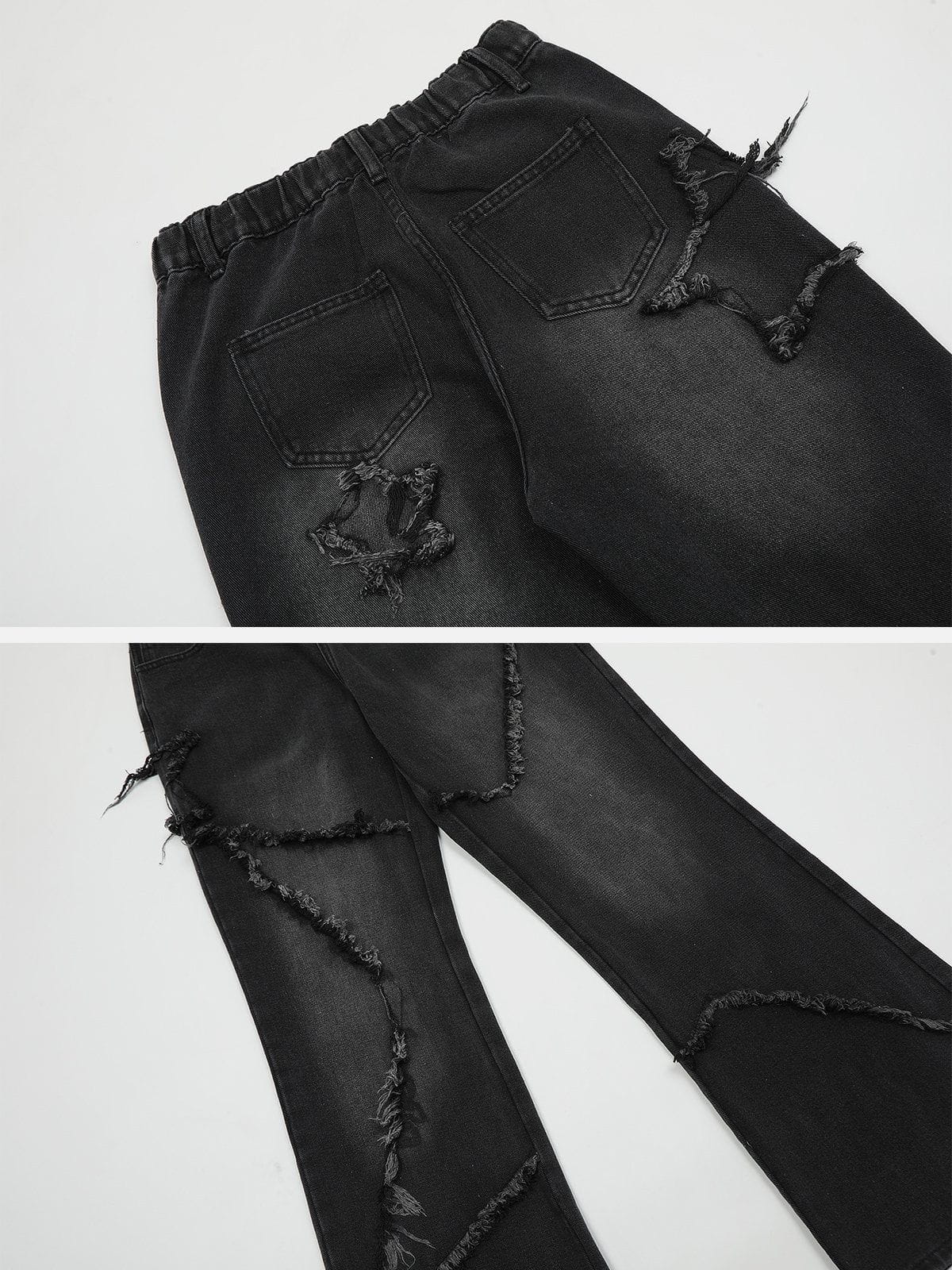 Loose fit jeans met ontspannen rechte pijp en zacht denim