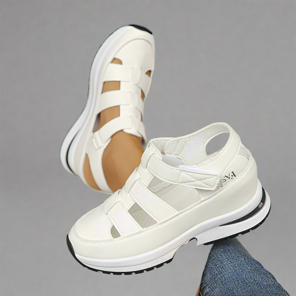 Platform Sandals with Ankle Strap