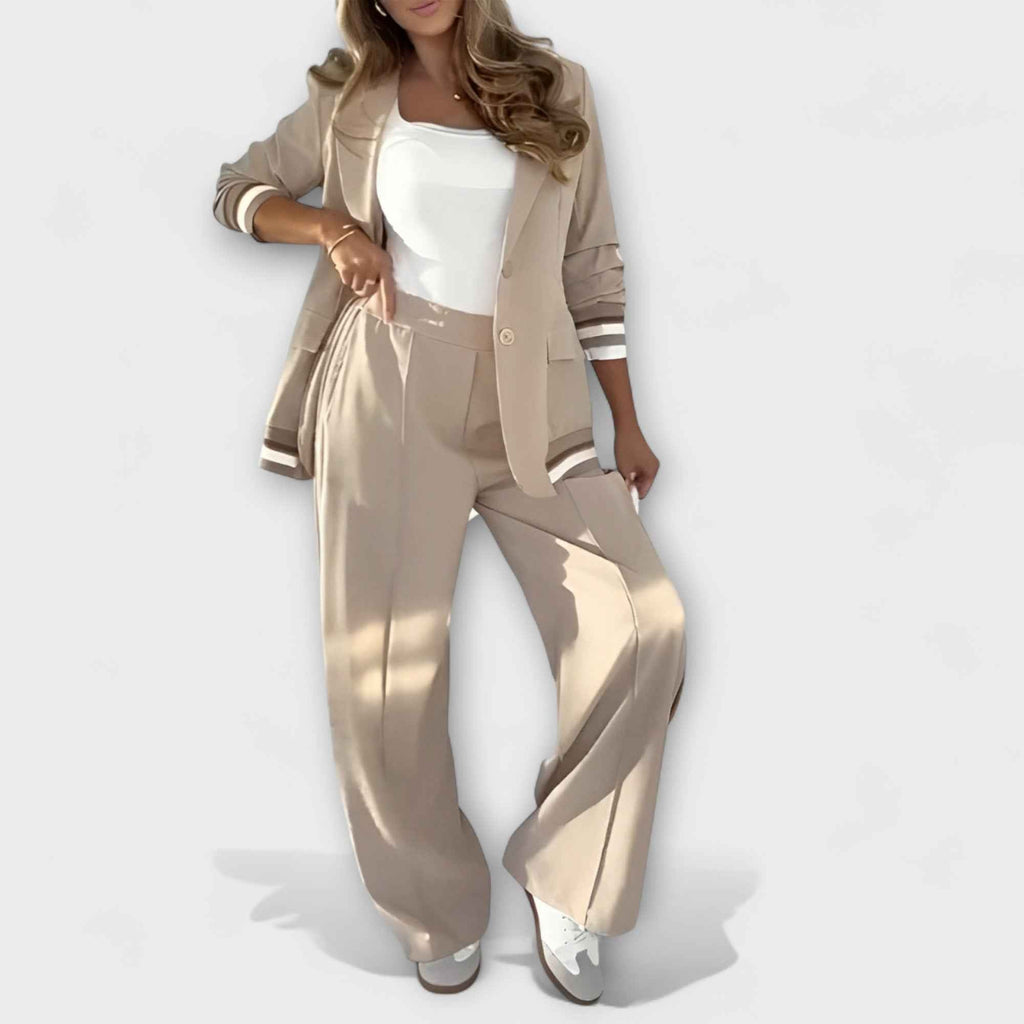 Soft Knit Two Piece Lounge Set with a Relaxed Easy Fit