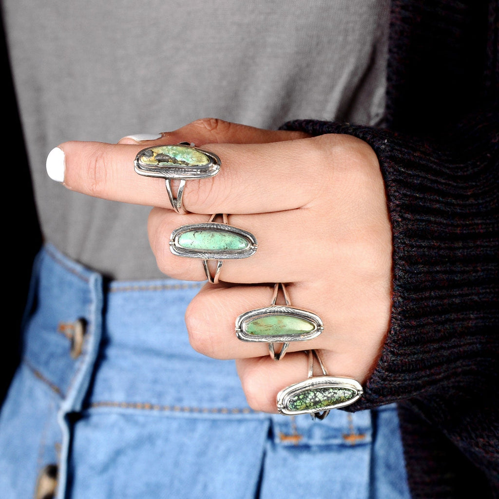 Southwestern-Style Turquoise Sterling Silver Ring