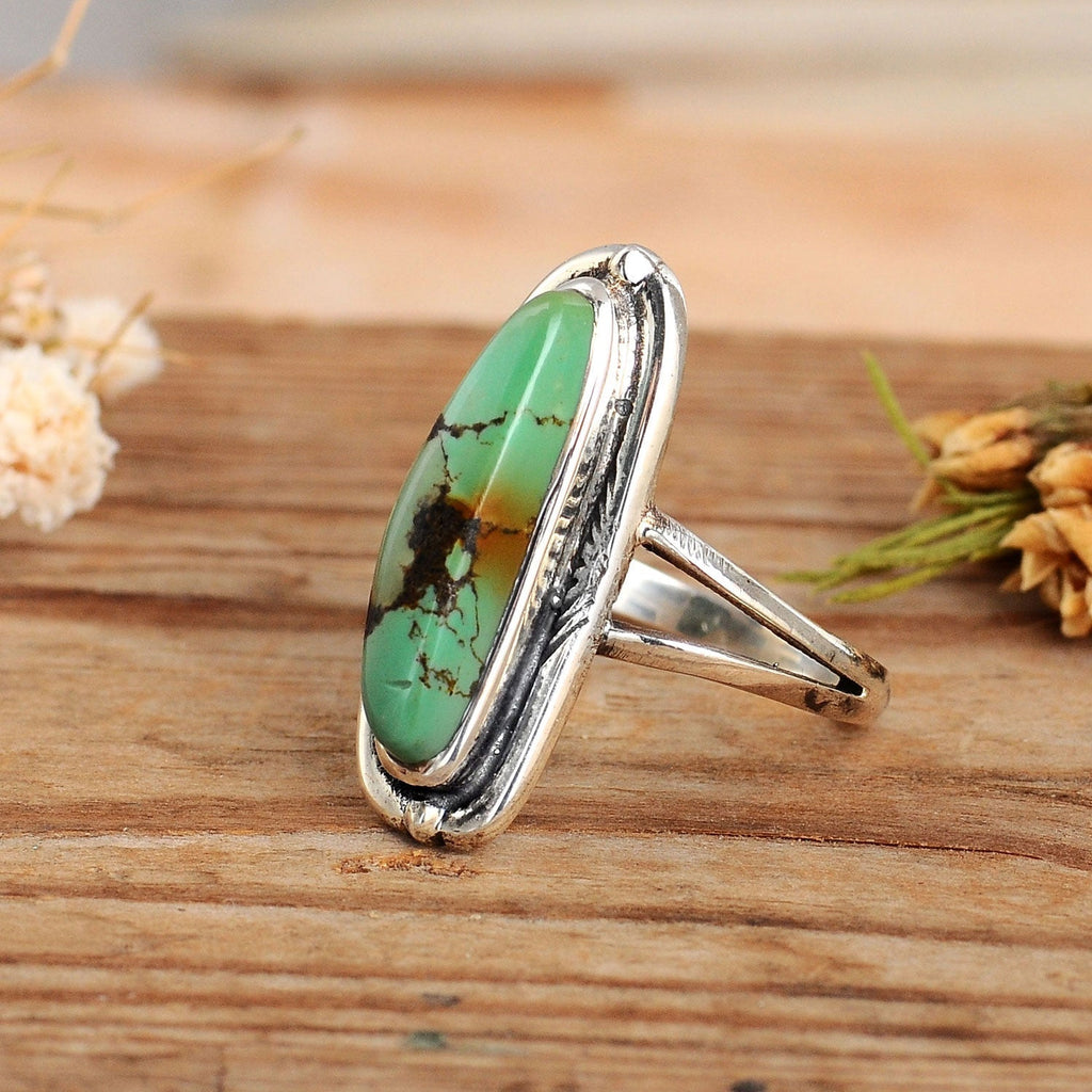 Southwestern-Style Turquoise Sterling Silver Ring